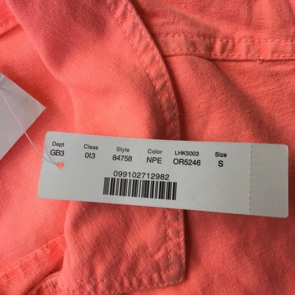 J. Crew garment dyed pink vest - Picture 5 of 7